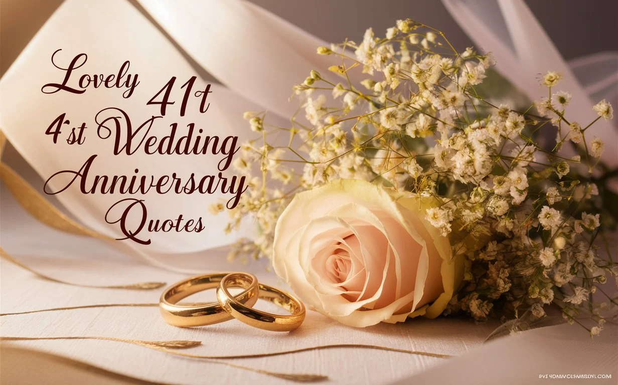 Lovely 41st Wedding Anniversary Quotes