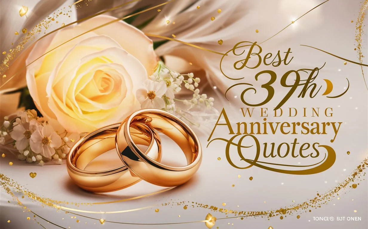 Best 39th Wedding Anniversary Quotes