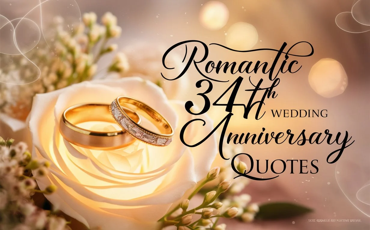 Romantic 34th Wedding Anniversary Quotes
