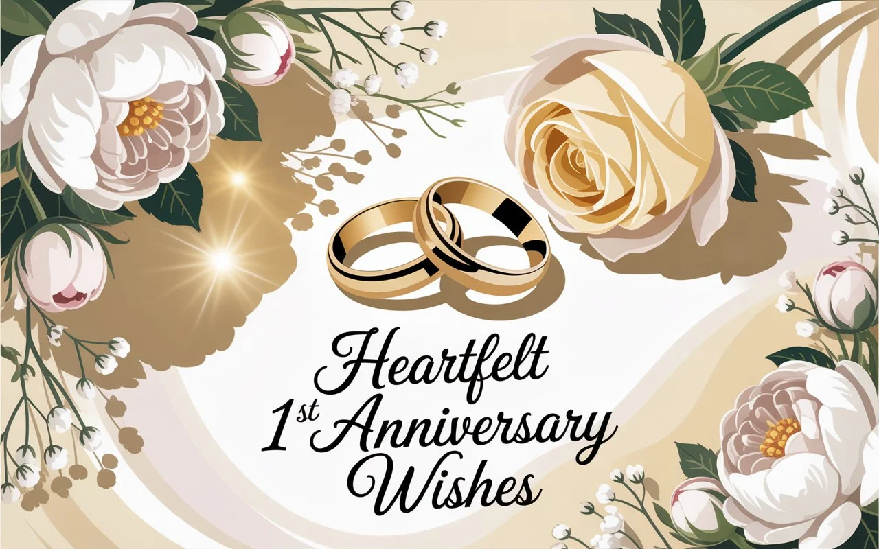 Heartfelt 1st Anniversary Wishes