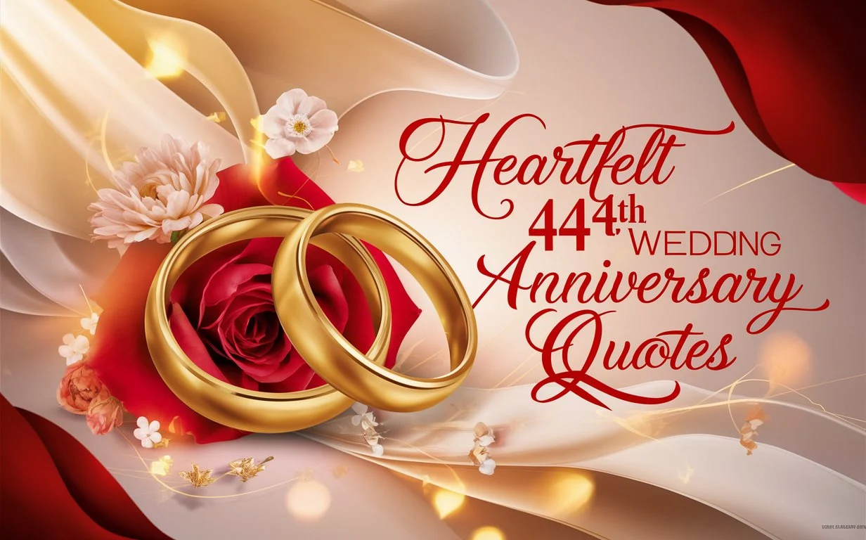 ⭐ 278 Heartfelt 44th Wedding Anniversary Quotes to Celebrate a Lifetime of Love (2025 Edition)