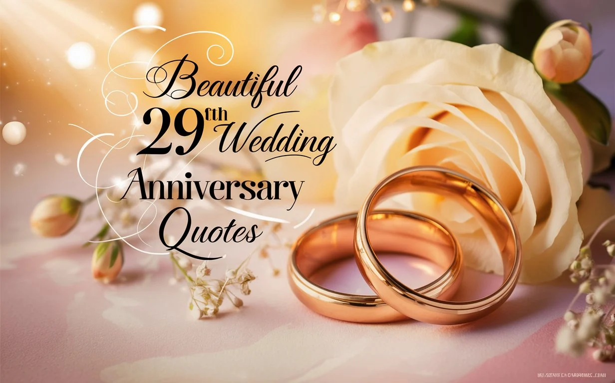 Beautiful 29th Wedding Anniversary Quotes