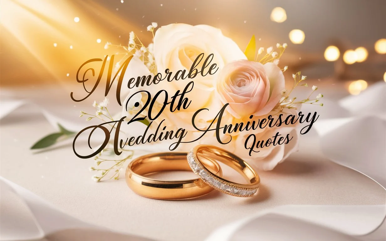 Memorable 20th Wedding Anniversary Quotes