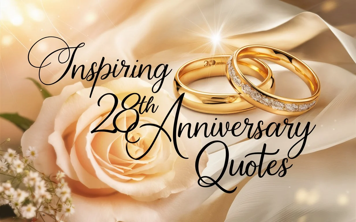 Inspiring 28th Wedding Anniversary Quotes