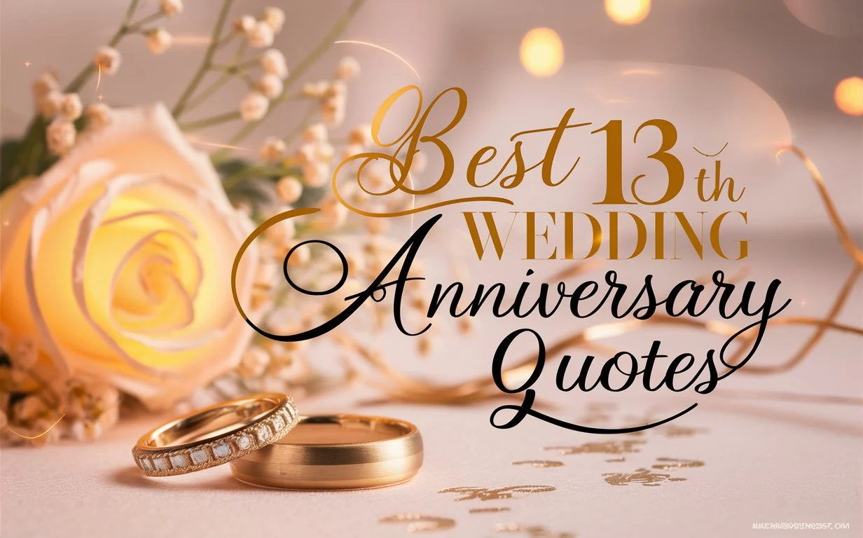 Best 13th Wedding Anniversary Quotes
