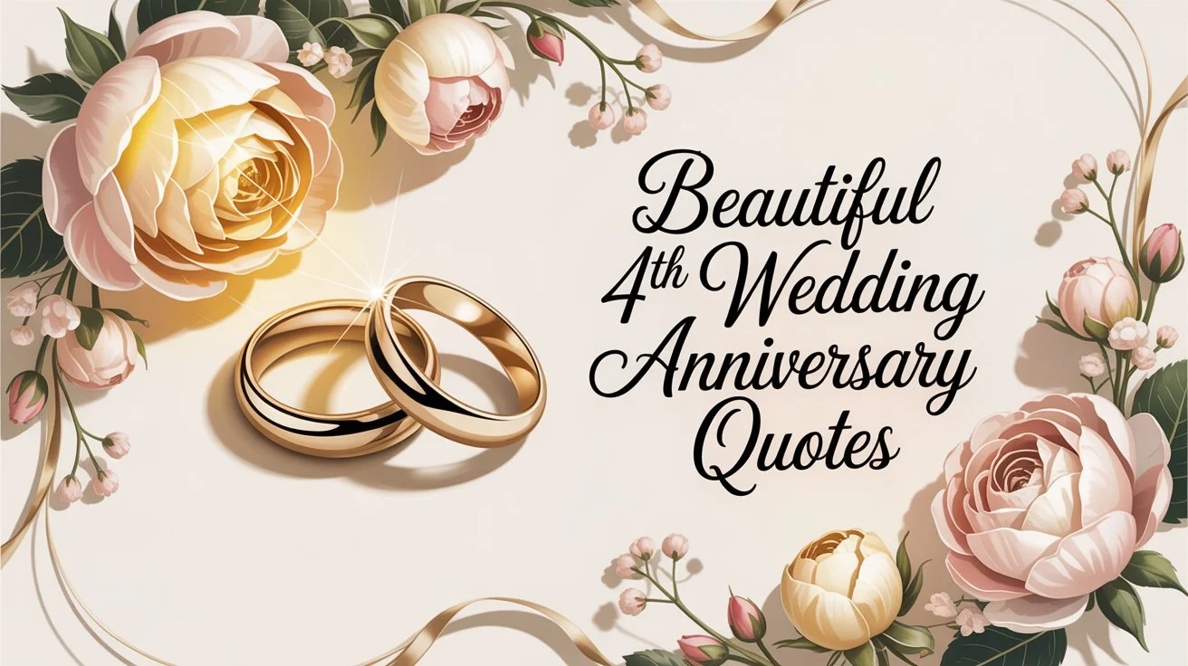 Beautiful 4th Wedding Anniversary Quotes