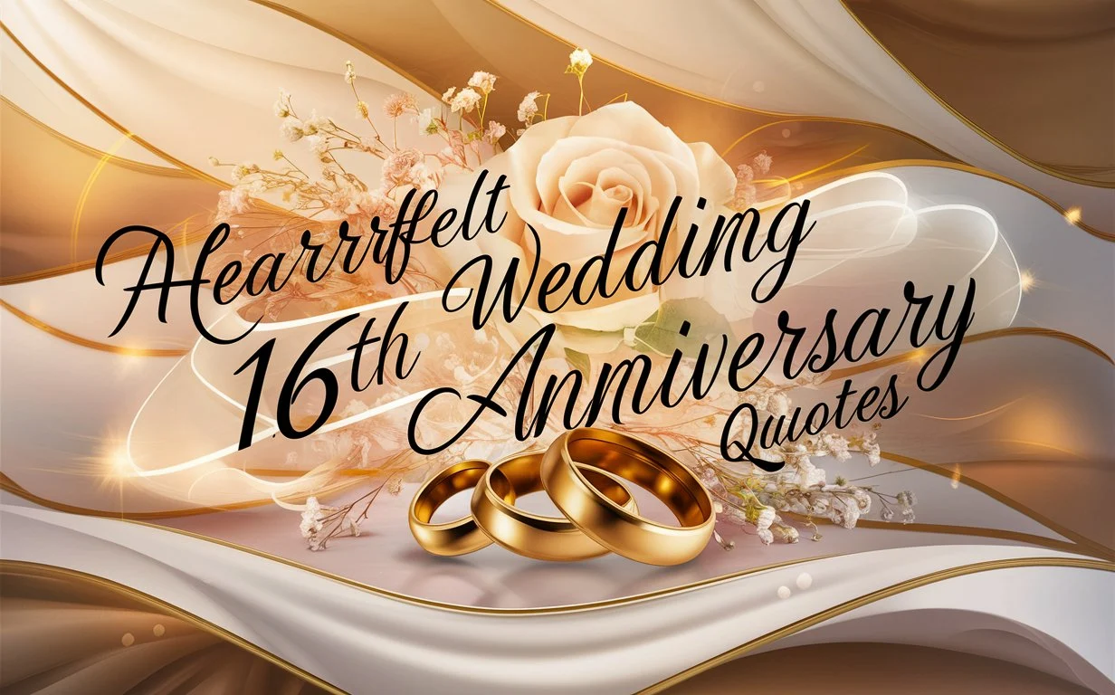 Heartfelt 16th Wedding Anniversary Quotes