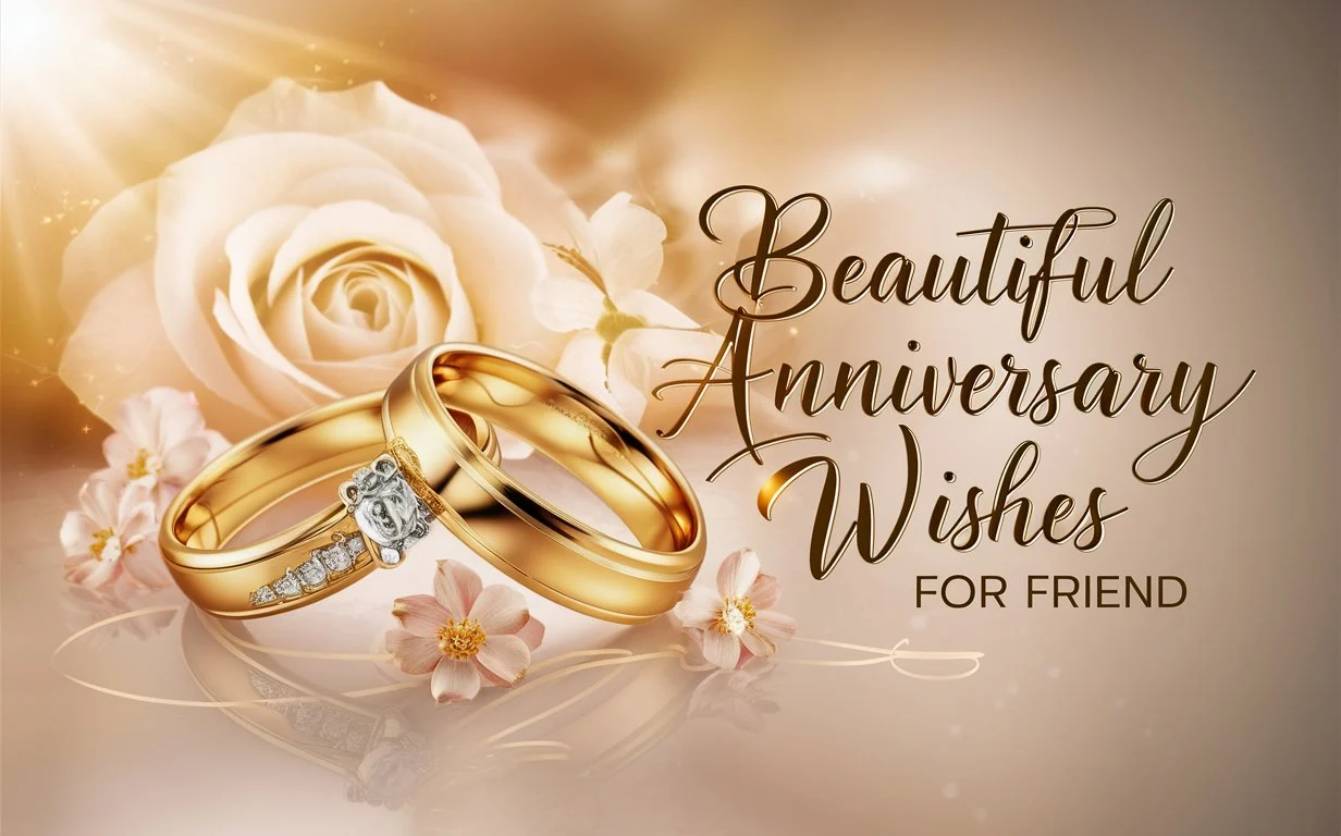 Beautiful Anniversary Wishes for Friend