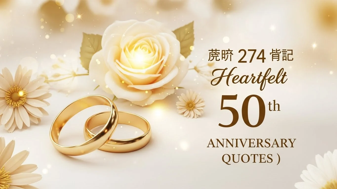 Heartfelt 50th Wedding Anniversary Quotes