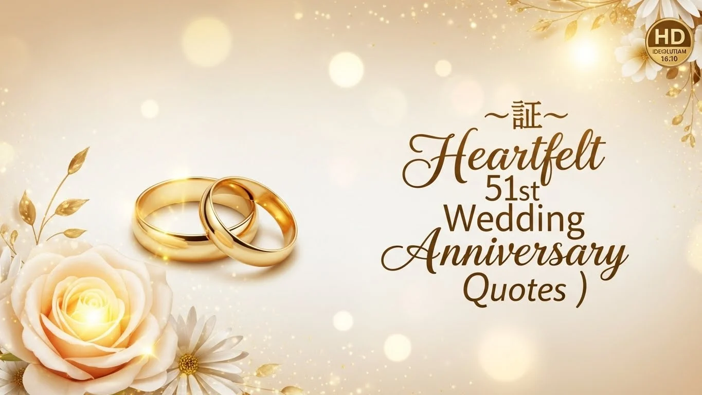 Heartfelt 51st Wedding Anniversary Quotes