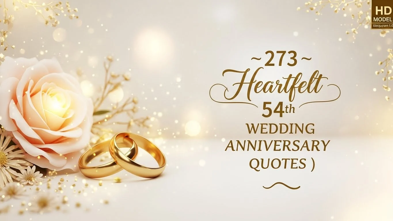 Heartfelt 54th Wedding Anniversary Quotes