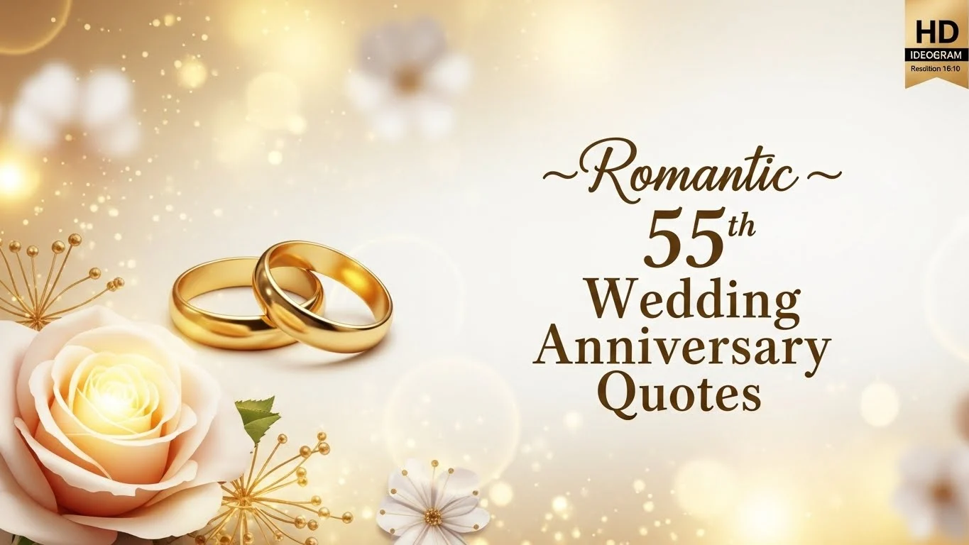 365 Romantic 55th Wedding Anniversary Quotes for Your Forever Person (2026 Edition) 💛✨