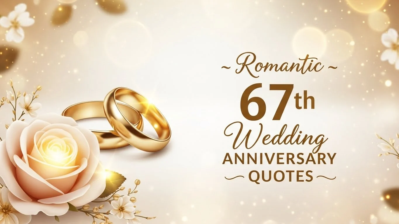 227 Romantic 67th Wedding Anniversary Quotes for Your Eternal Love Story 2025 💖