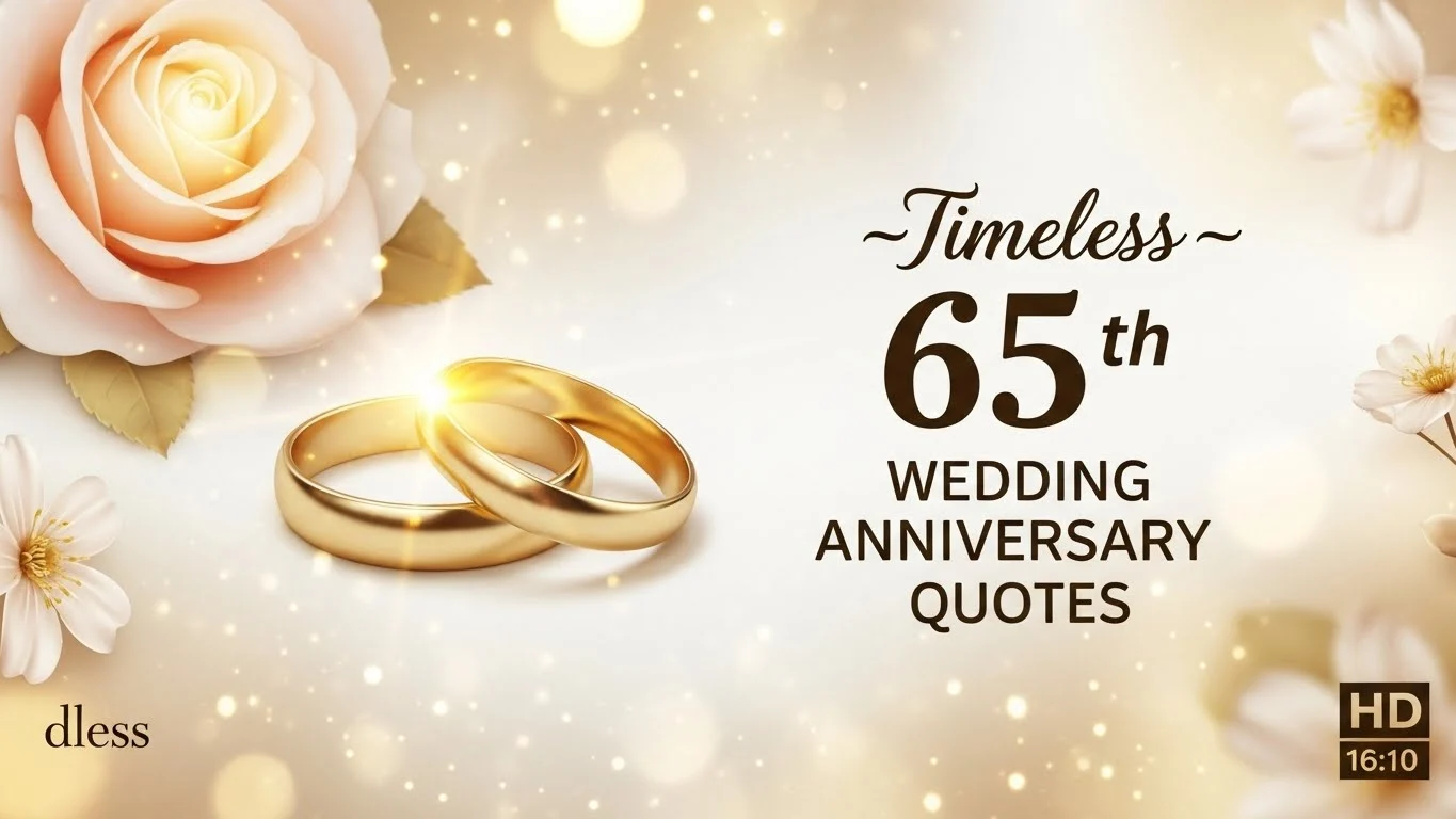 Timeless 65th Wedding Anniversary Quotes